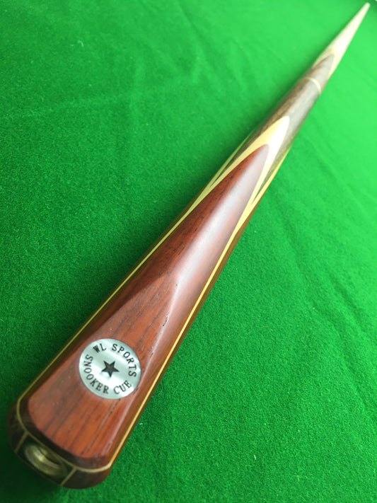 W&L SPORTS STAR 3/4 HAND SPLICED ROSEWOOD ASH SNOOKER CUE JXE17
