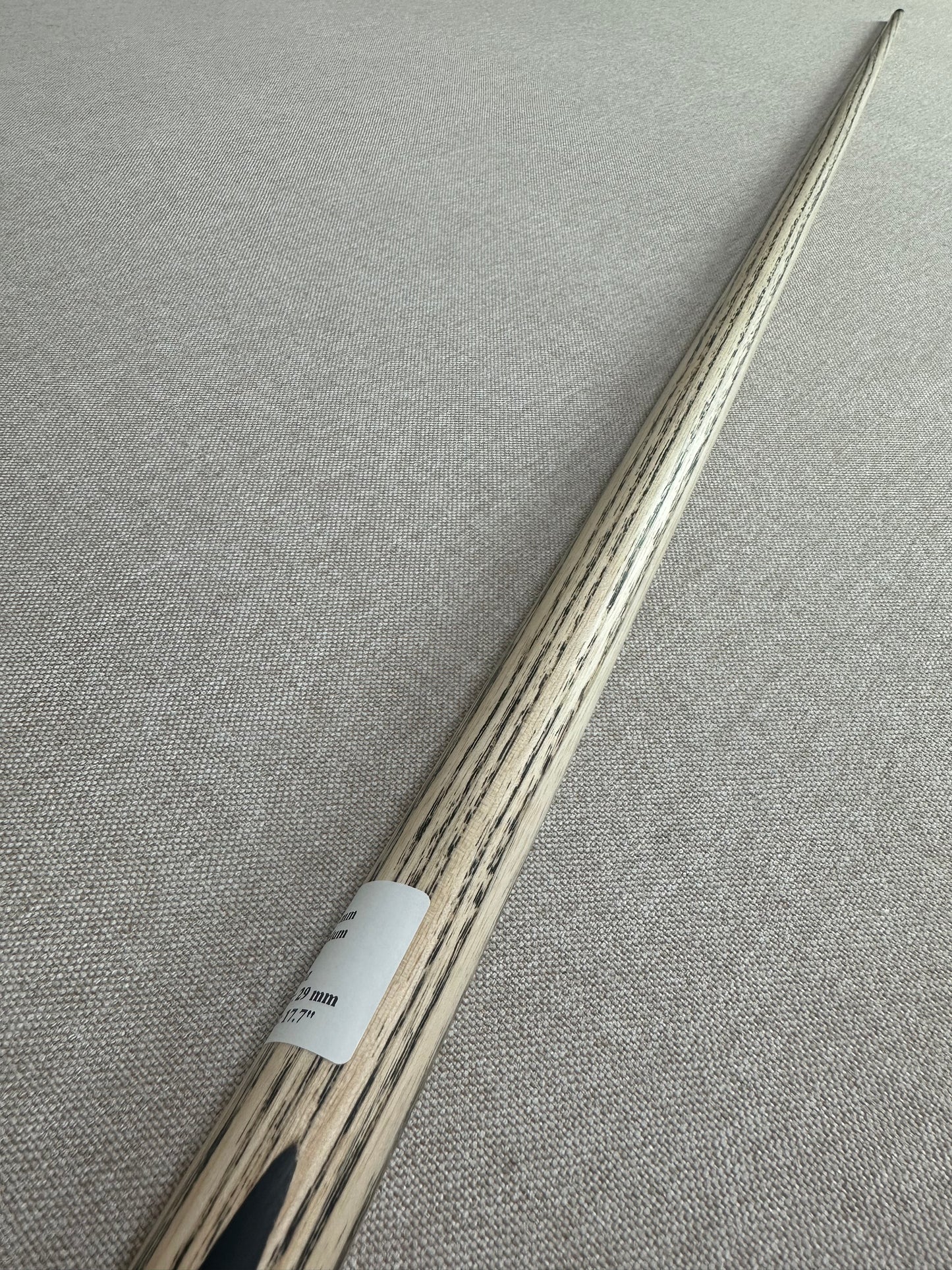 Handmade Pro One Piece Black Ebony Cue 10.4 mm Tip