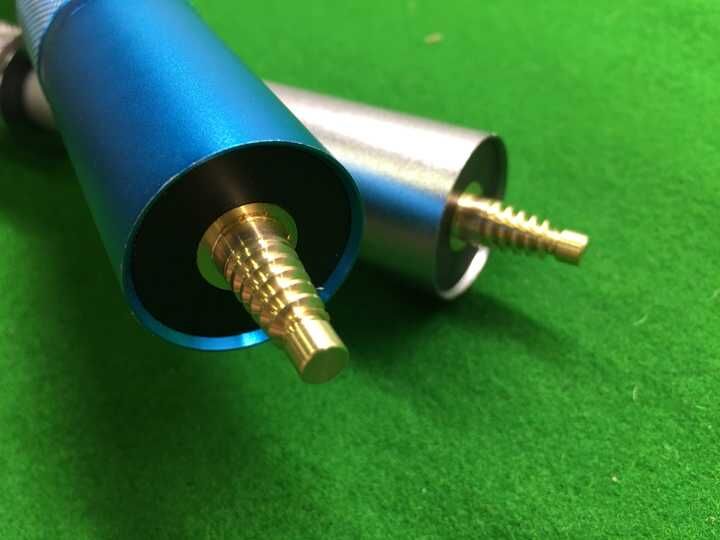 Thai Snooker Cue Telescopic Extension 17“ - 27” - Small Spiraloc Joint