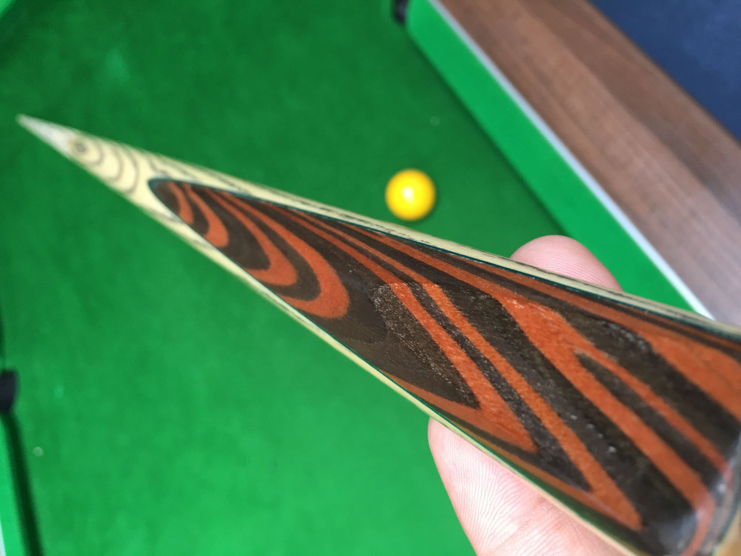 NEW 3/4 HAND SPLICED ASH SNOOKER CUE WITH 9.5MM TIP WD27A