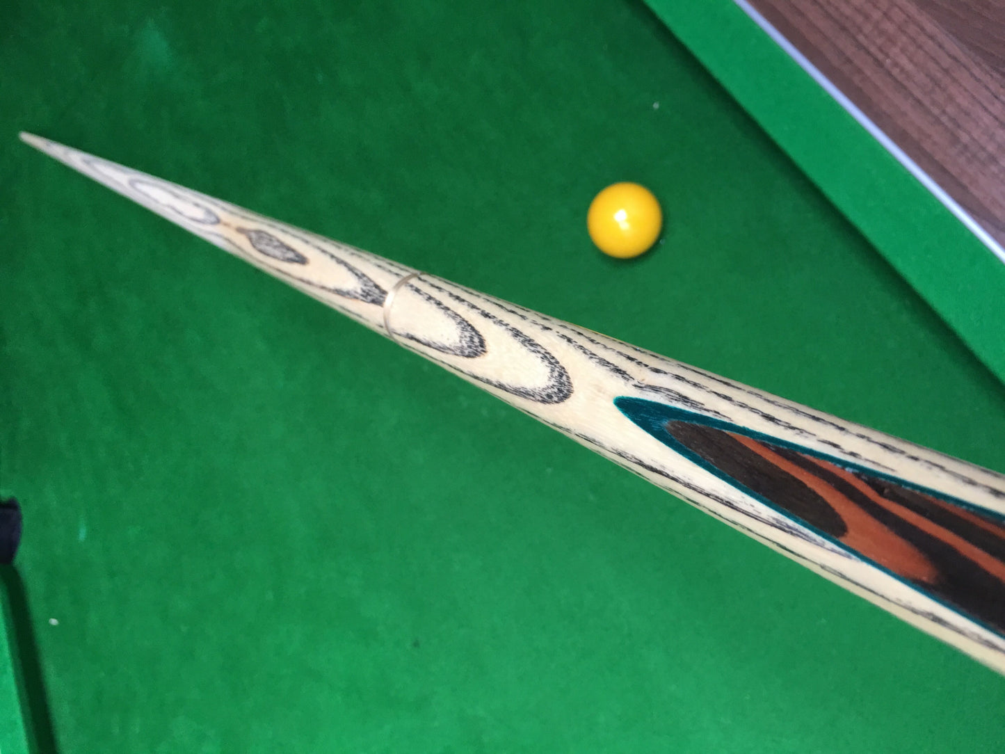 NEW 3/4 HAND SPLICED ASH SNOOKER CUE WITH 9.5MM TIP WD27A