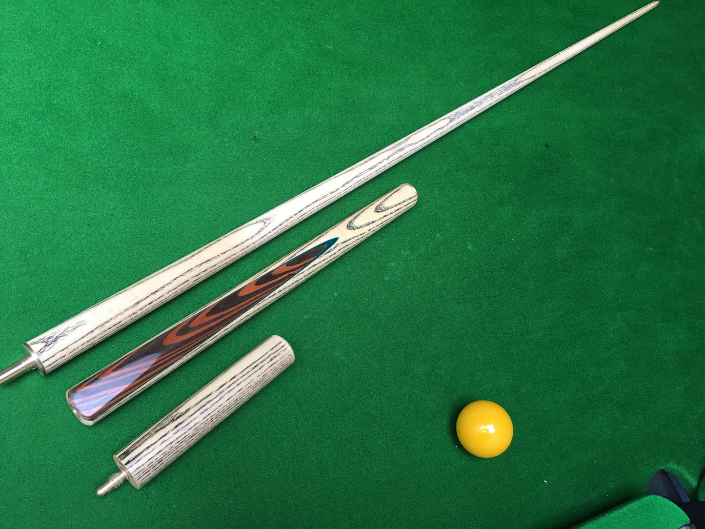 NEW 3/4 HAND SPLICED ASH SNOOKER CUE WITH 9.5MM TIP WD27A