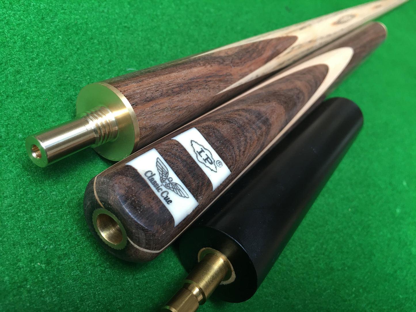 LP HANDMADE ASH SNOOKER CUE 3/4 JOINTED - CLASSIC CUE COLLECTION CF2