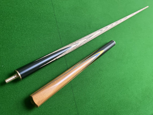 HANDMADE EBONY 3/4 JOINTED SNOOKER CUE 8.5MM TIP WD30