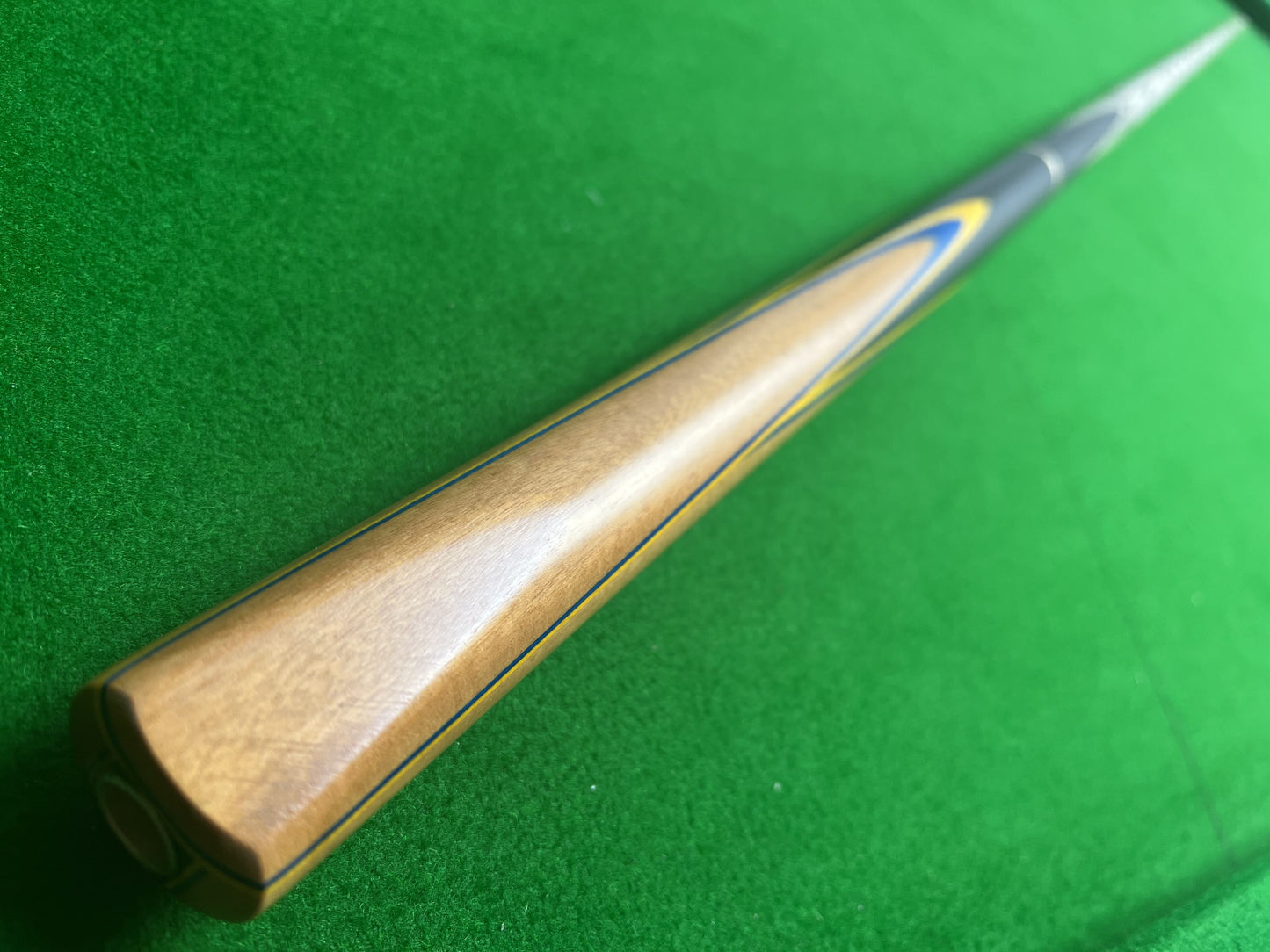 HANDMADE EBONY 3/4 JOINTED SNOOKER CUE 8.5MM TIP WD30