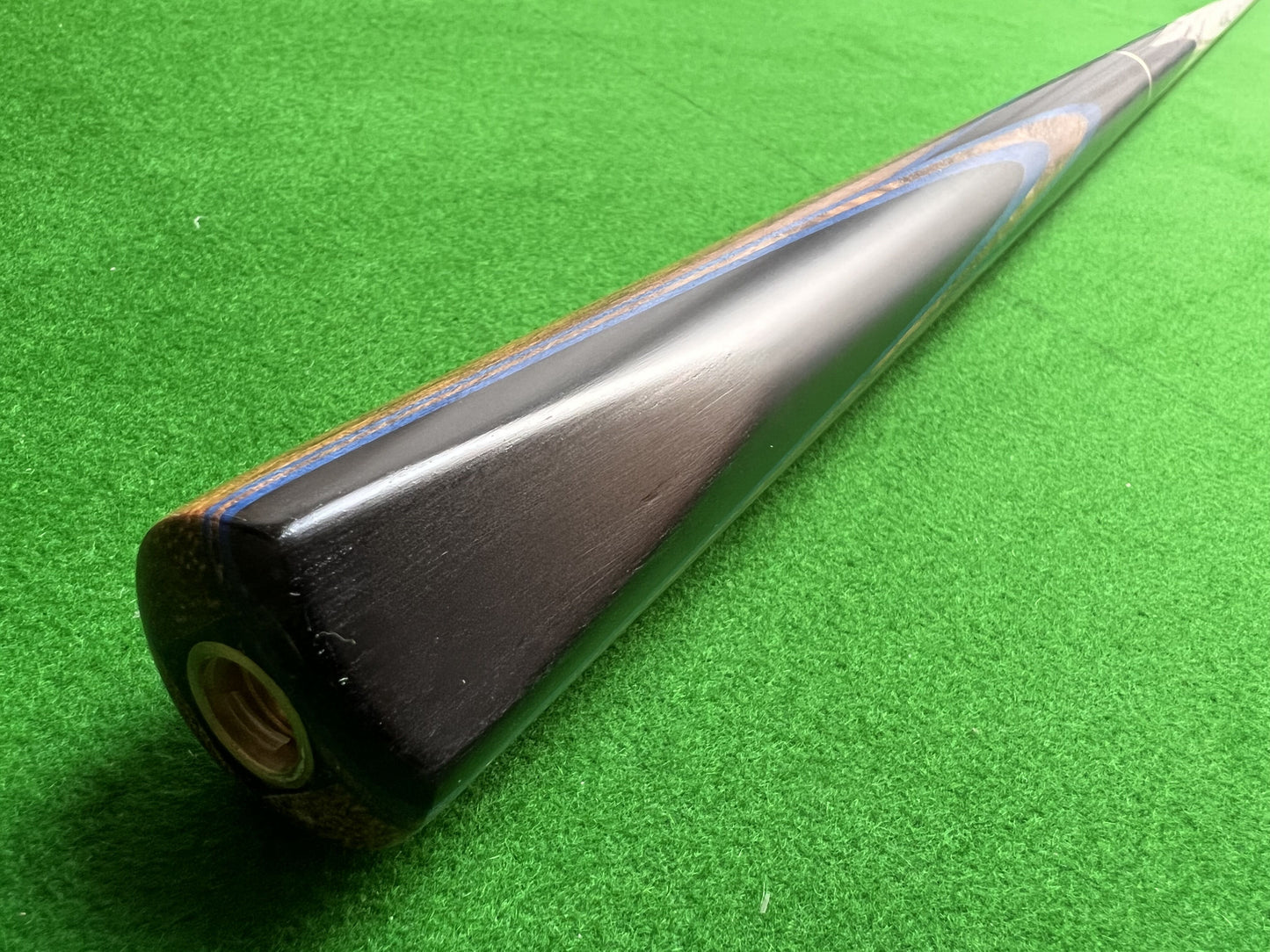 HANDMADE EBONY 3/4 JOINTED SNOOKER CUE 58.5" WD28 COMPLETE SET WITH CASE AND TELESCOPIC EXTENSION