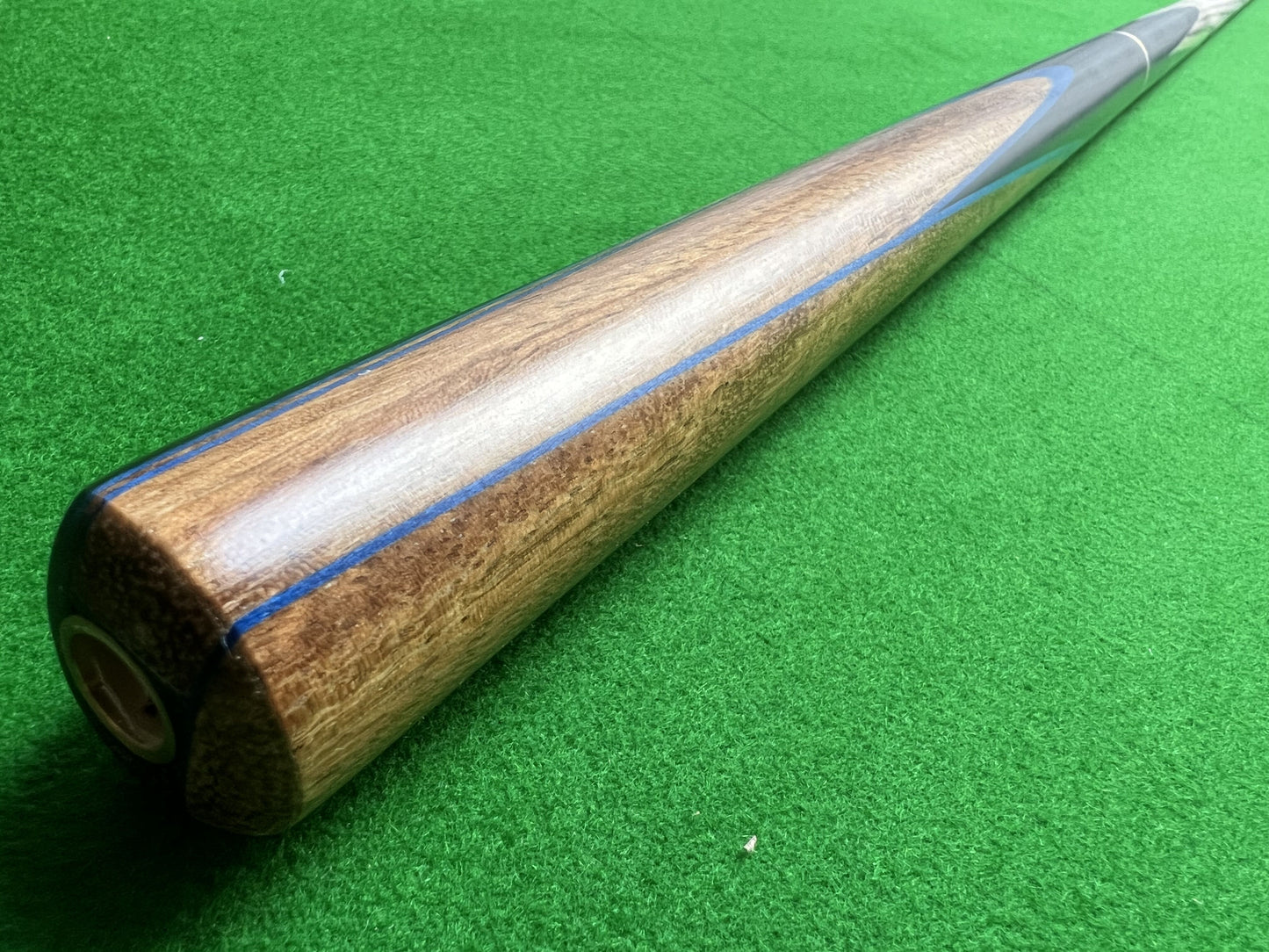 HANDMADE EBONY 3/4 JOINTED SNOOKER CUE 58.5" WD27