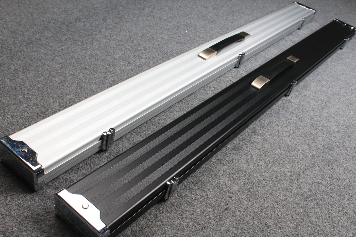 3/4 Wide Cue Case Pro Aluminium Snooker Cue Case With Metal Ends
