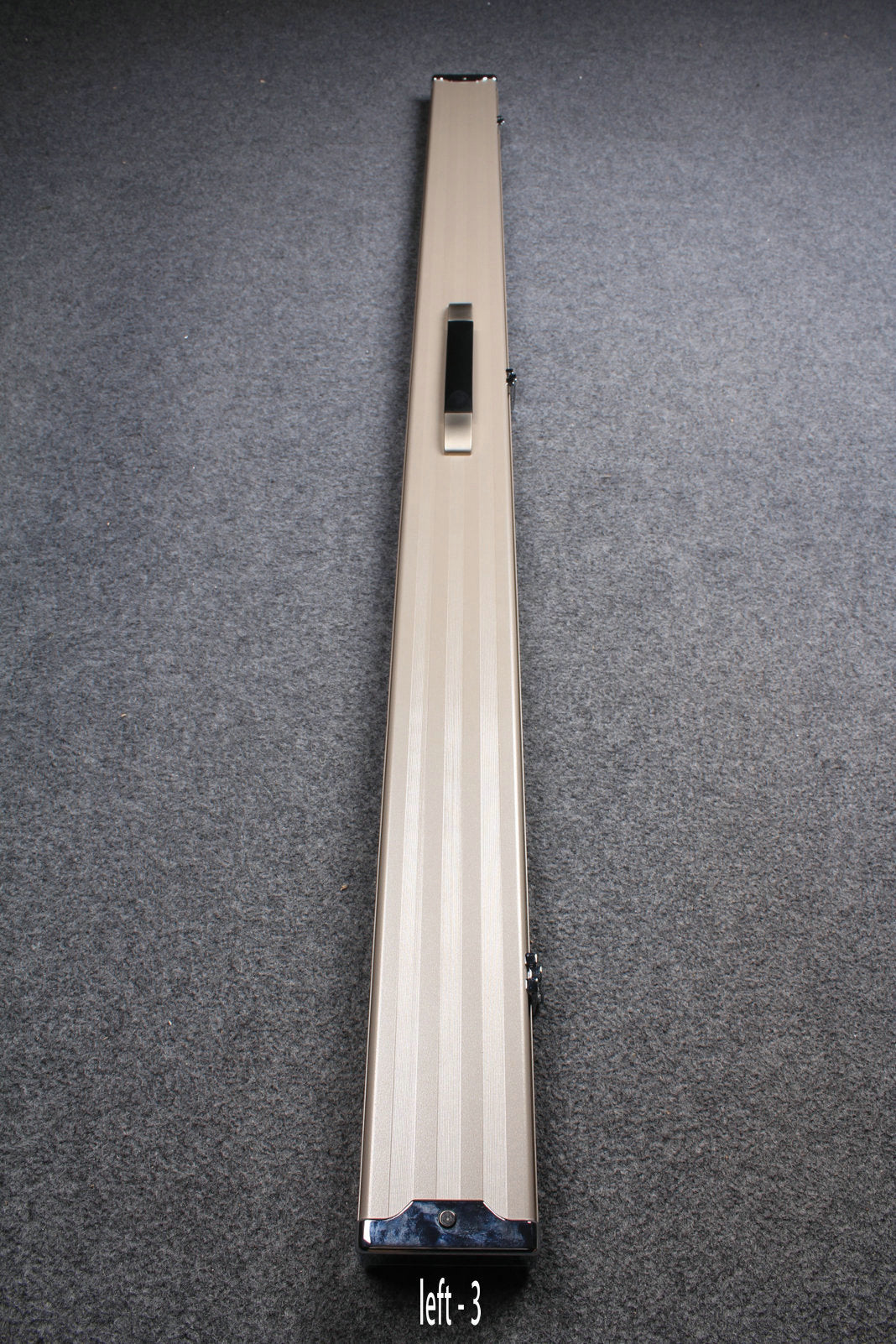 Wide 1 Piece Cue Case Pro Aluminium Snooker Cue Case With Metal Ends 60" three slots 1PC3-P