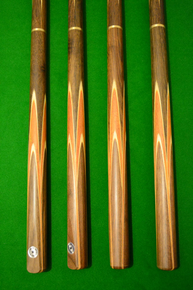 W&L SPORTS STAR 3/4 HAND SPLICED ROSEWOOD ASH SNOOKER CUE JXE18