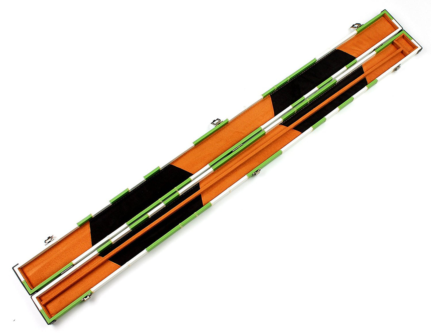 3/4 HANDMADE HARD SNOOKER CUE CASE POOL CUE CASE E6111-6