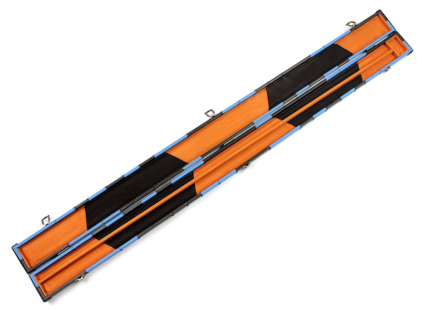 3/4 HANDMADE HARD SNOOKER CUE CASE POOL CUE CASE E6111-2