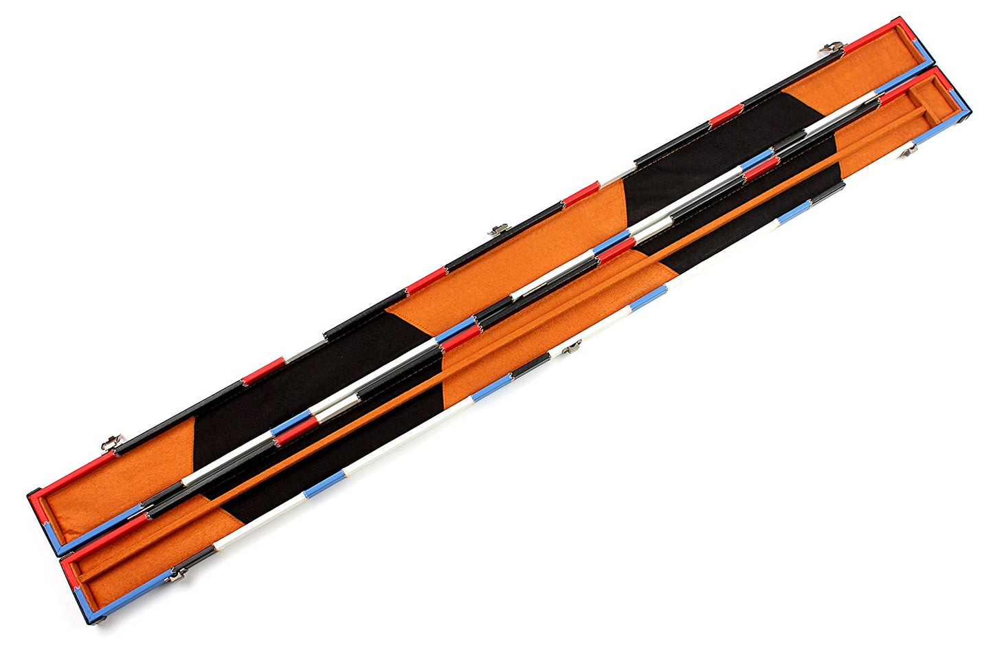 3/4 HANDMADE HARD SNOOKER CUE CASE POOL CUE CASE E6111-5