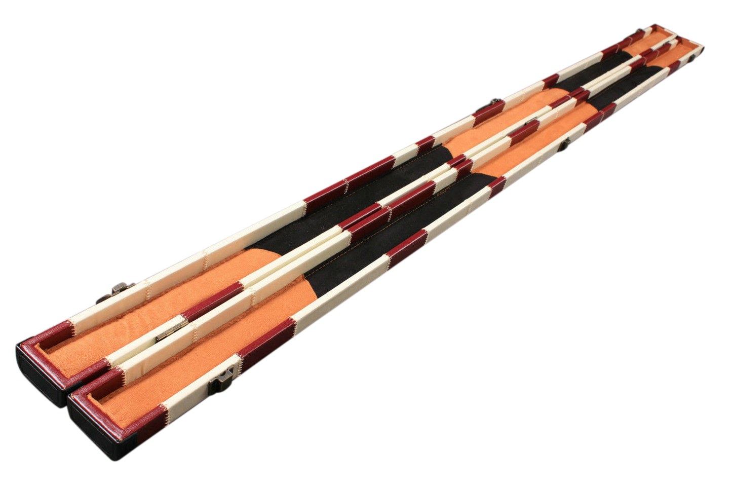 ONE PIECE SLIM PATCHWORK SNOOKER CUE CASE G61547-1