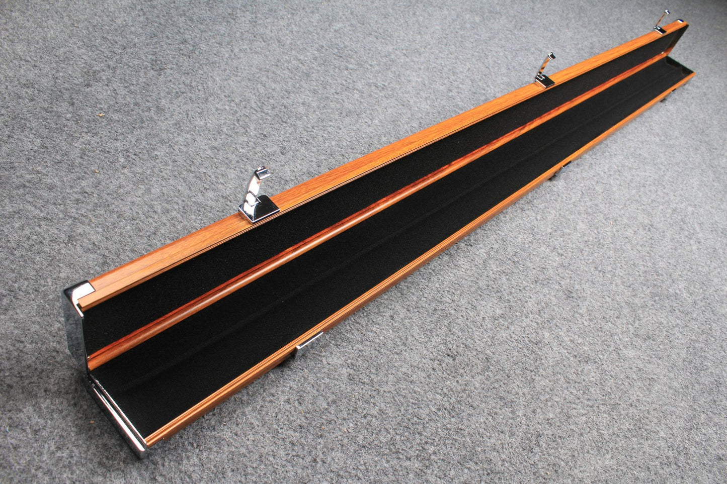 3/4 Cue Case Pro Aluminium Snooker Cue Case With Metal Ends