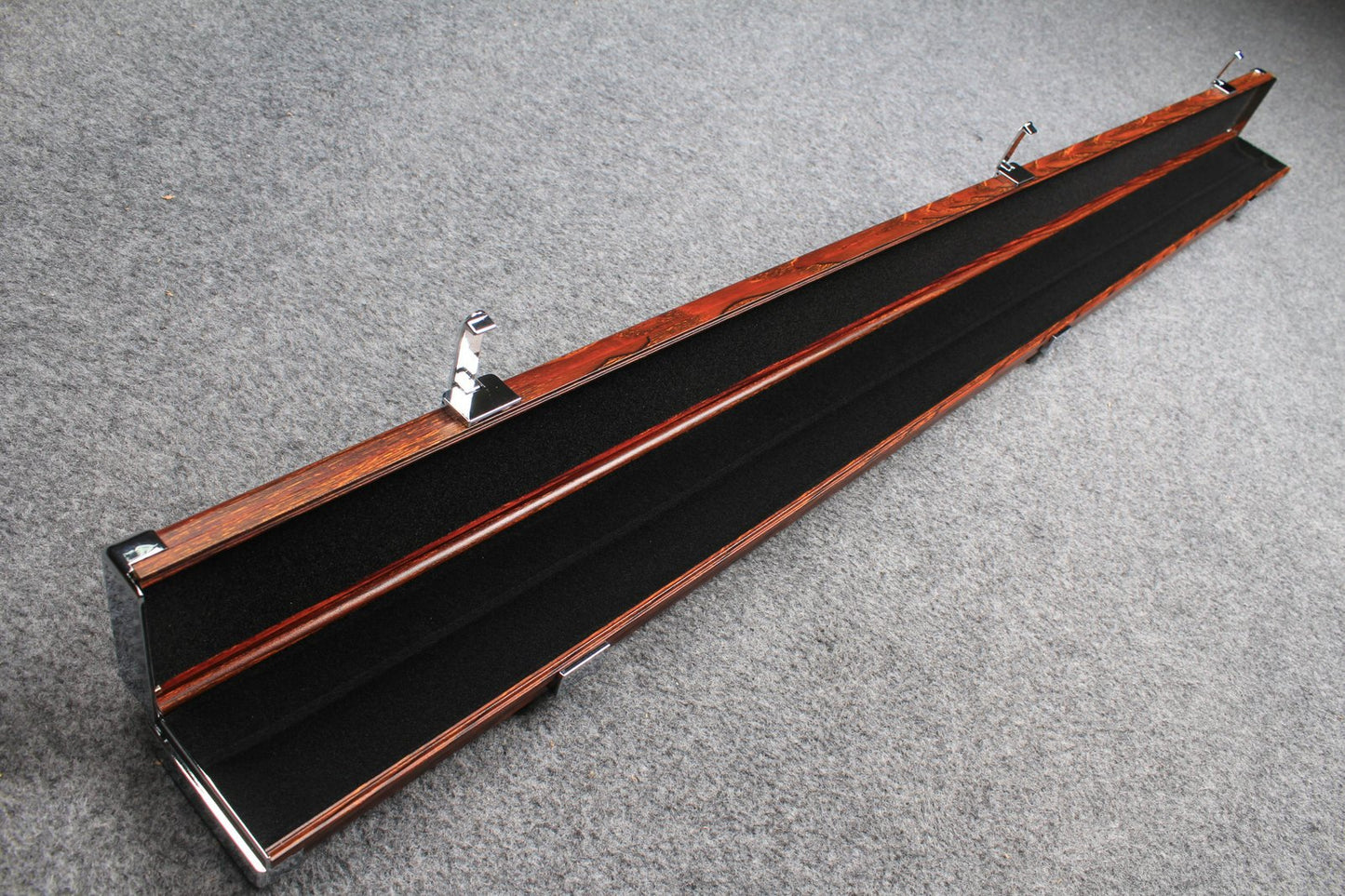 3/4 Cue Case Pro Aluminium Snooker Cue Case With Metal Ends