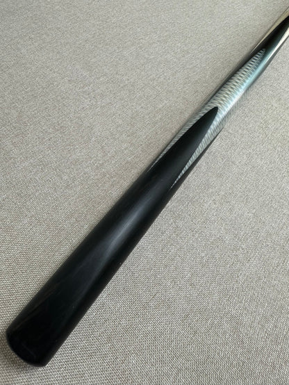 Handmade Pro One Piece Black Ebony Cue 10.5mm Tip