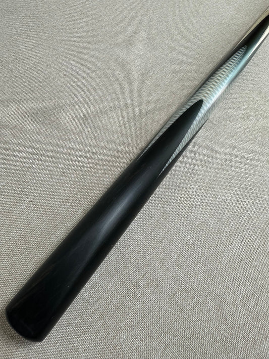 Handmade Pro One Piece Black Ebony Cue 10.5mm Tip