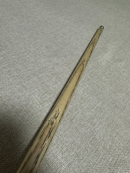 Handmade Pro One Piece Black Ebony Cue 9.25mm Tip