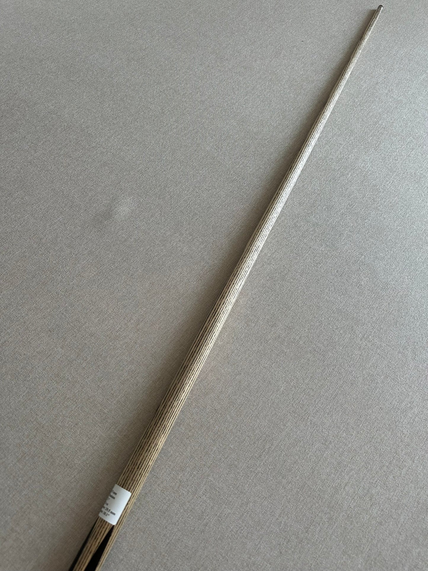 Handmade Pro One Piece Black Ebony Cue 10.5 mm Tip