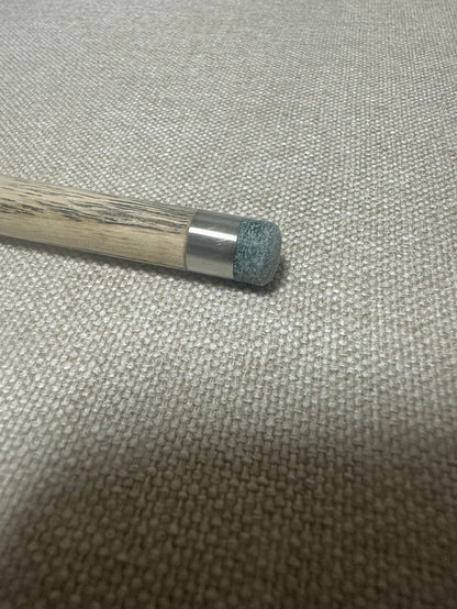Handmade Pro One Piece Black Ebony Cue 9.5mm Tip