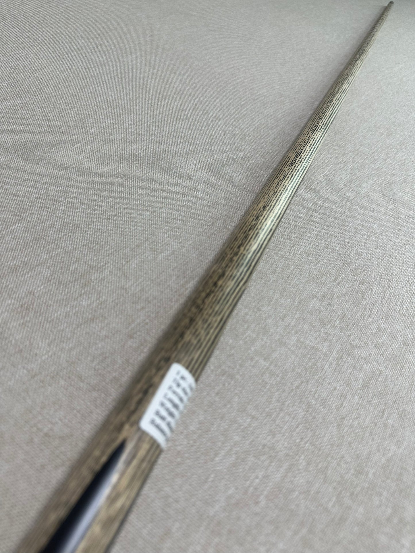 Handmade Pro One Piece Black Ebony Cue 10.2 mm Tip