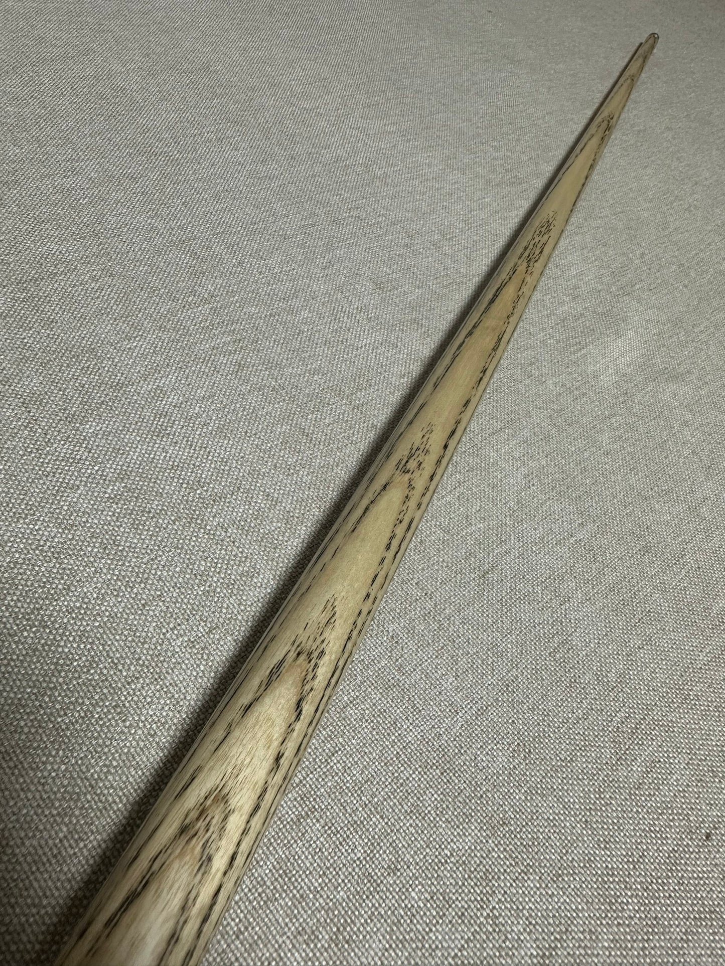 Handmade Pro One Piece Black Ebony Cue 9.25mm Tip