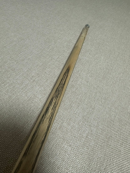 Handmade Pro One Piece Black Ebony Cue 9.5mm Tip