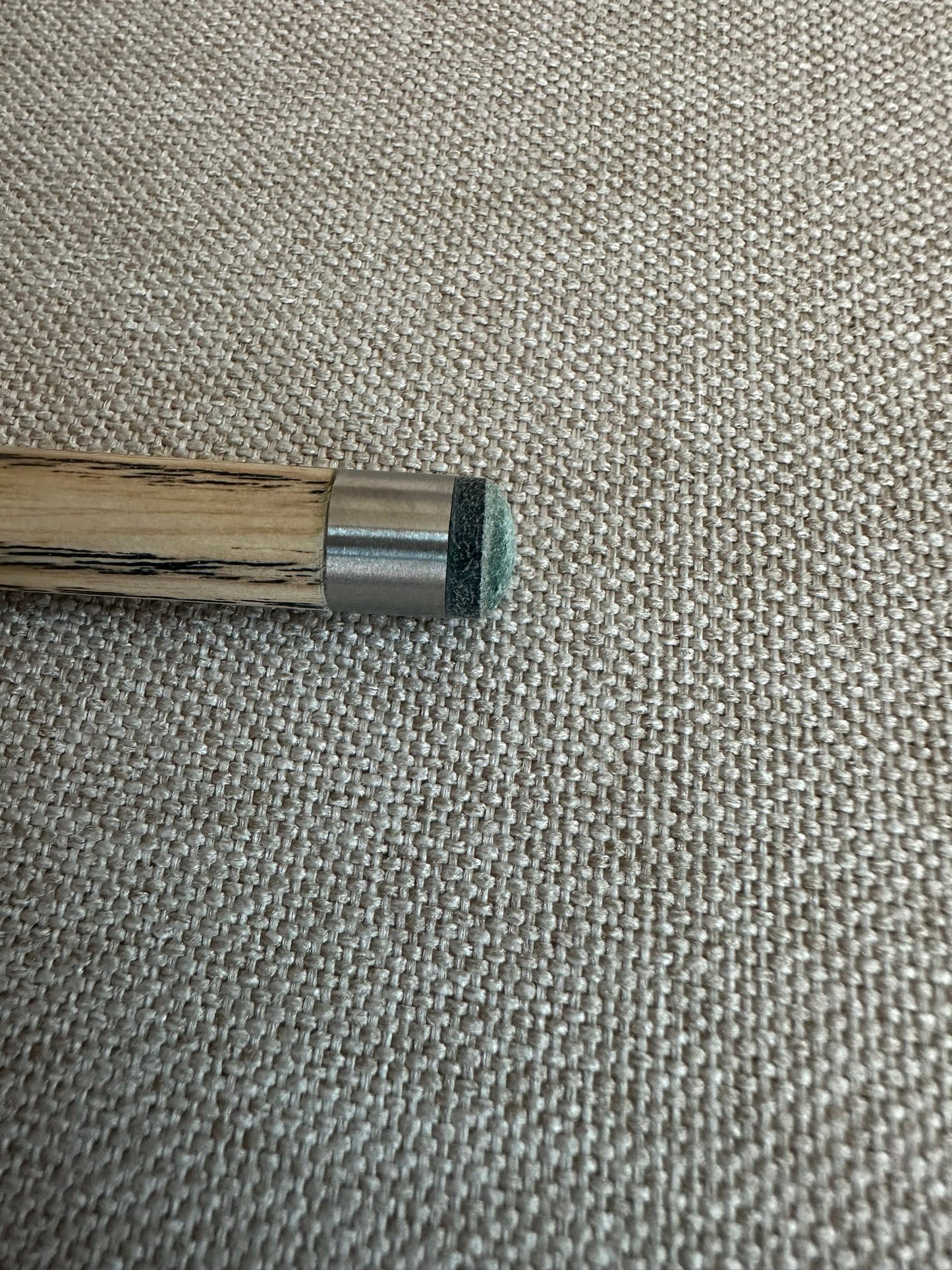 Handmade Pro One Piece Black Ebony Cue 9.6mm Tip