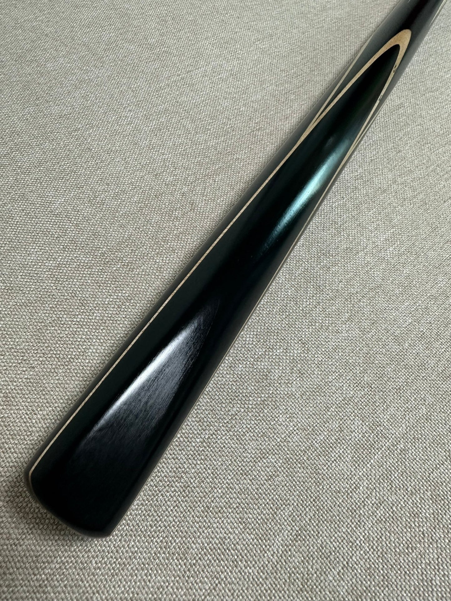 Handmade Pro One Piece Black Ebony Cue 10.2 mm Tip
