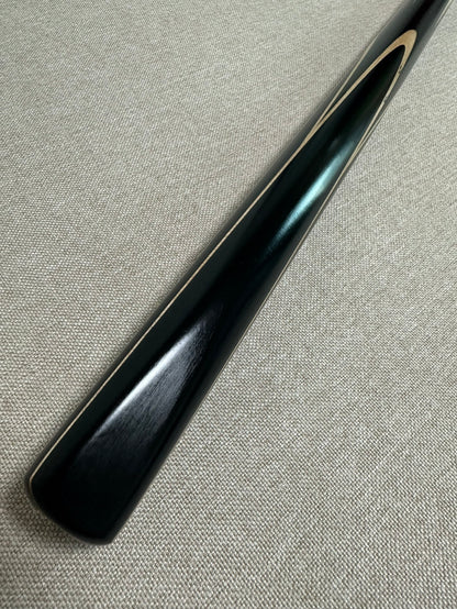 Handmade Pro One Piece Black Ebony Cue 10.2 mm Tip