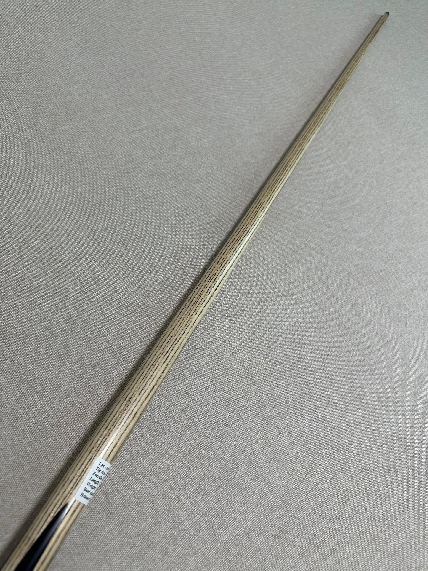 Handmade Pro One Piece Black Ebony Cue 10.2 mm Tip