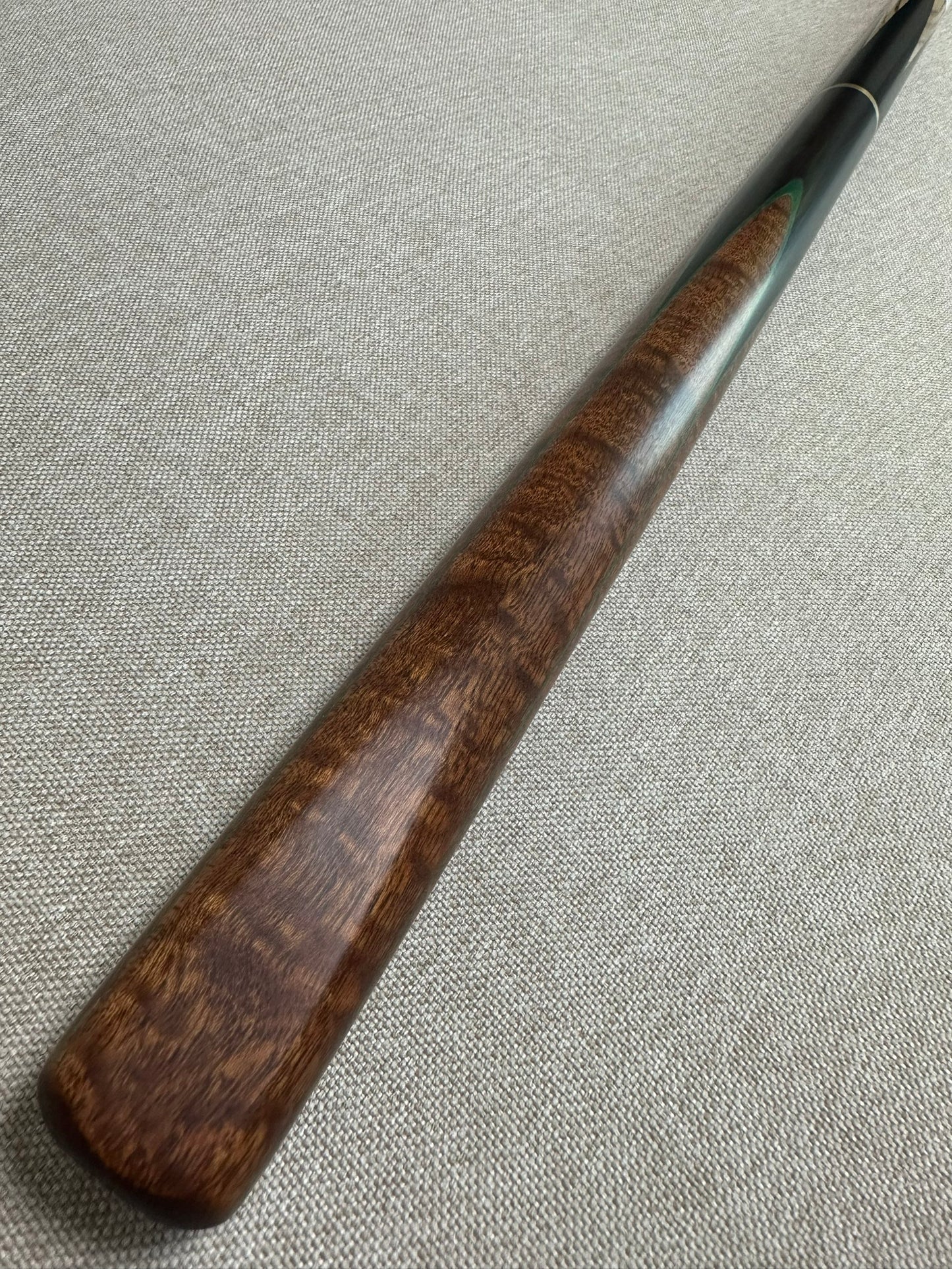 Handmade Pro 3/4 Jointed Black Ebony Cue 10.2 mm Tip
