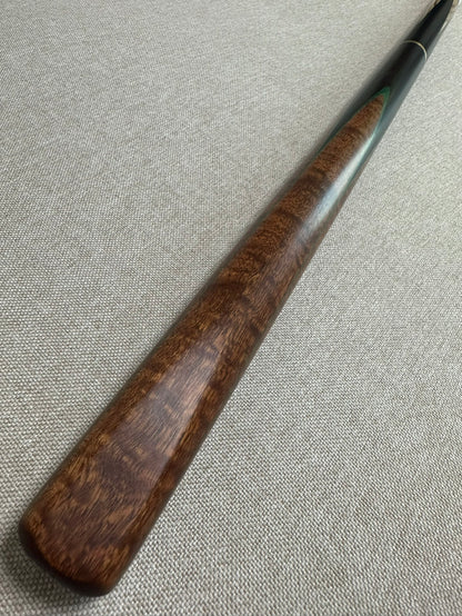 Handmade Pro 3/4 Jointed Black Ebony Cue 10.2 mm Tip