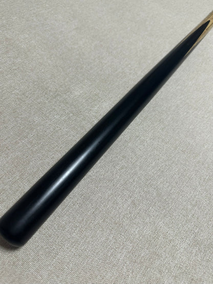 Handmade Pro One Piece Black Ebony Cue 9mm Tip