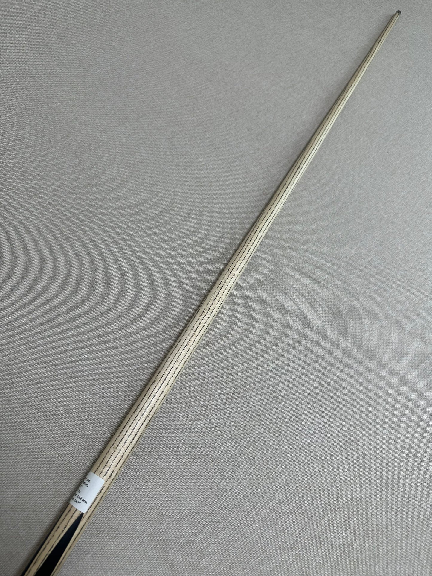 Handmade Pro One Piece Black Ebony Cue 10.3mm Tip