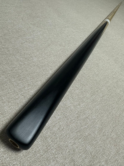 Handmade Pro One Piece Black Ebony Cue 9.25mm Tip