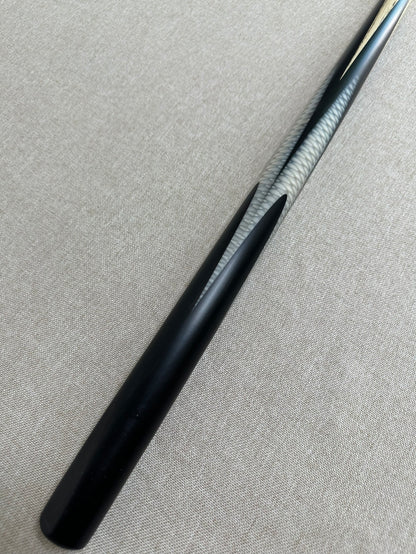 Handmade Pro One Piece Black Ebony Cue 10.5mm Tip