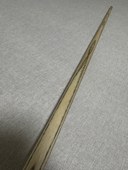 Handmade Pro One Piece Black Ebony Cue 9.4 mm Tip