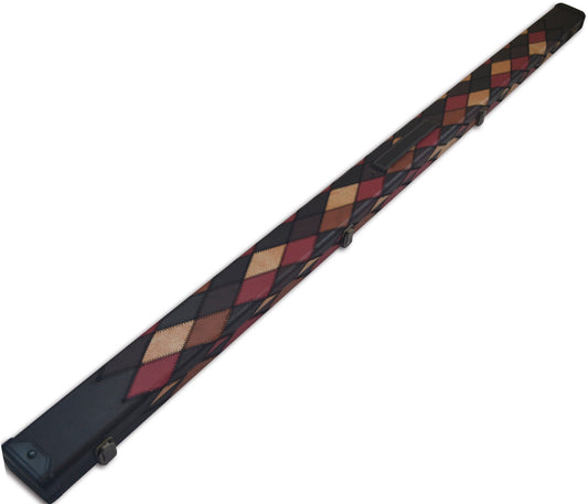 One Piece Harlequin Handmade Hard Diamond Cue Case G62581-3