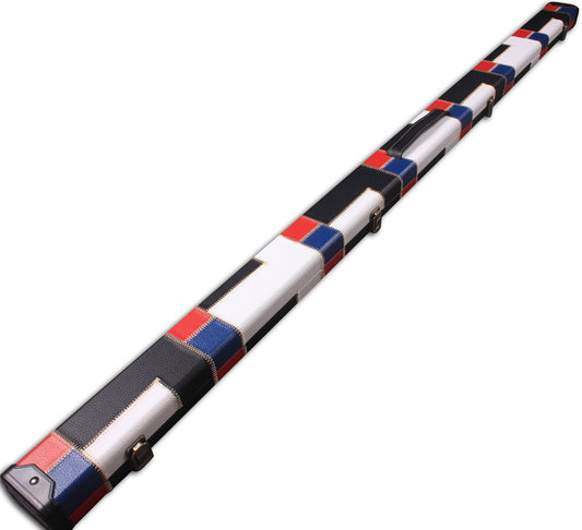 ONE PIECE PATCHWORK SNOOKER CUE CASE WITH 2 SLOTS G6587