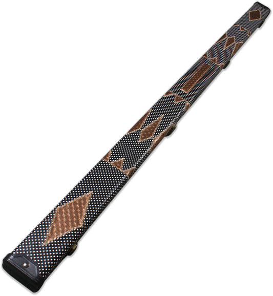 ONE PIECE PATCHWORK SNOOKER CUE CASE WITH 2 SLOTS G62568