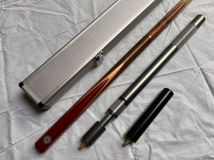 Star handmade 3/4 snooker cue set with case & extensions