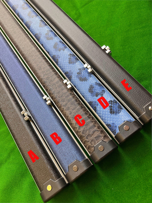Slimline 1 Piece Cue Case Pro Aluminium Snooker Cue Case - Halo Style