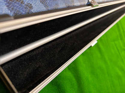 Slimline 1 Piece Cue Case Pro Aluminium Snooker Cue Case - Halo Style
