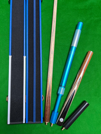 Star handmade 3/4 snooker cue set with case & extensions wd23