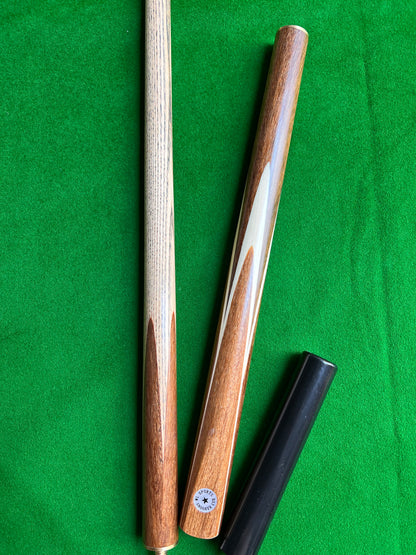 NEW 3/4 HAND SPLICED ASH ENGLISH POOL CUE WITH 8.5MM TIP JXE9