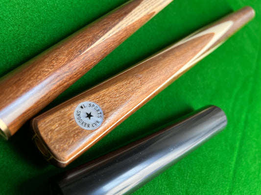 NEW 3/4 HAND SPLICED ASH ENGLISH POOL CUE WITH 8.5MM TIP JXE9