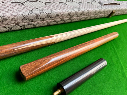 Handmade 3/4 English Pool Cue Value Set With Case