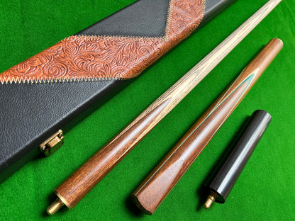 Handmade 3/4 English Pool Cue Value Set With Case